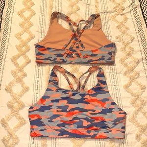 Old Navy PowerPress Medium Support Strappy Sports Bra